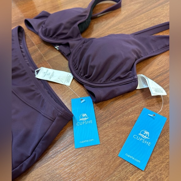 Purple Bikini with Underwire NWT size Medium - Picture 2 of 5